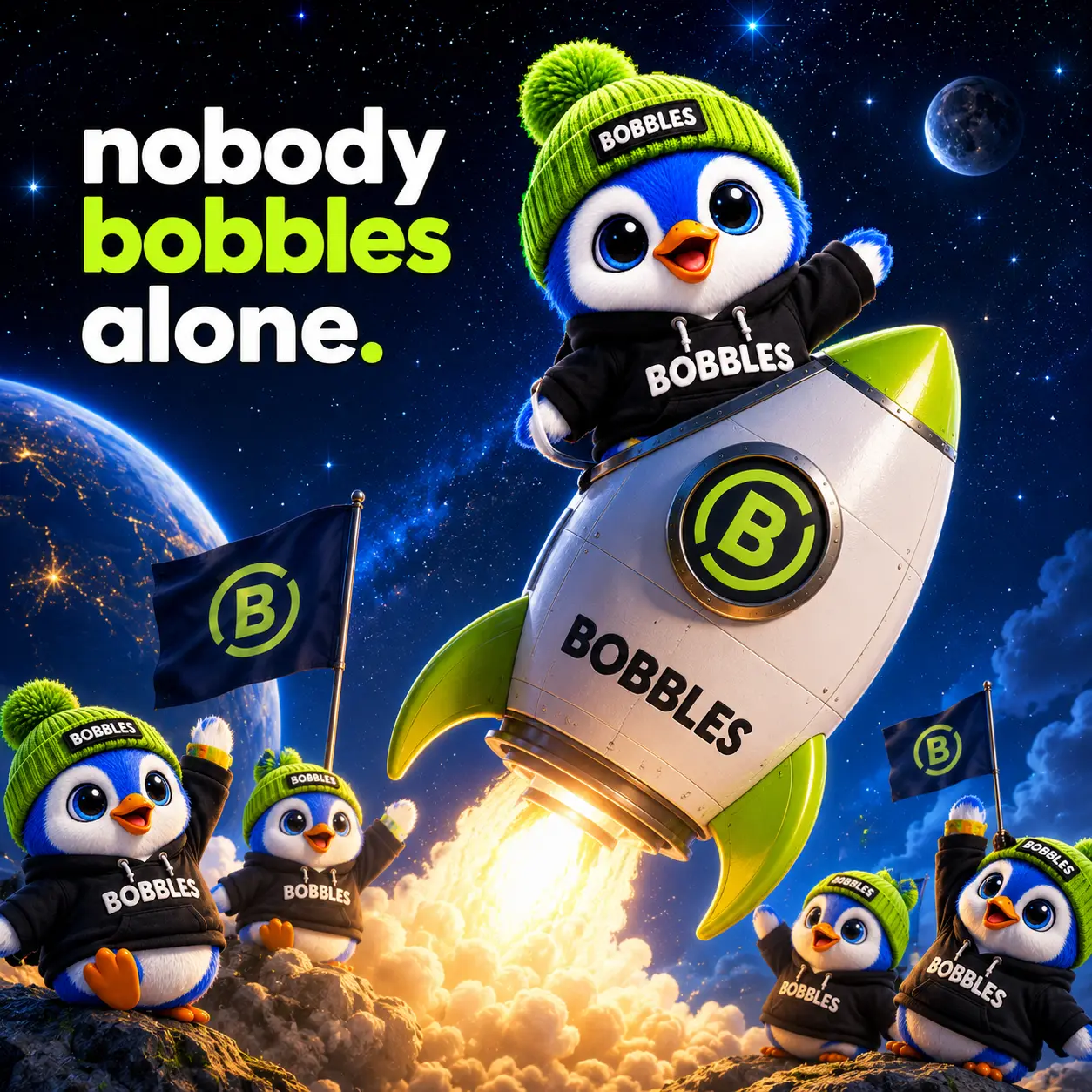 nobody bobbles alone.