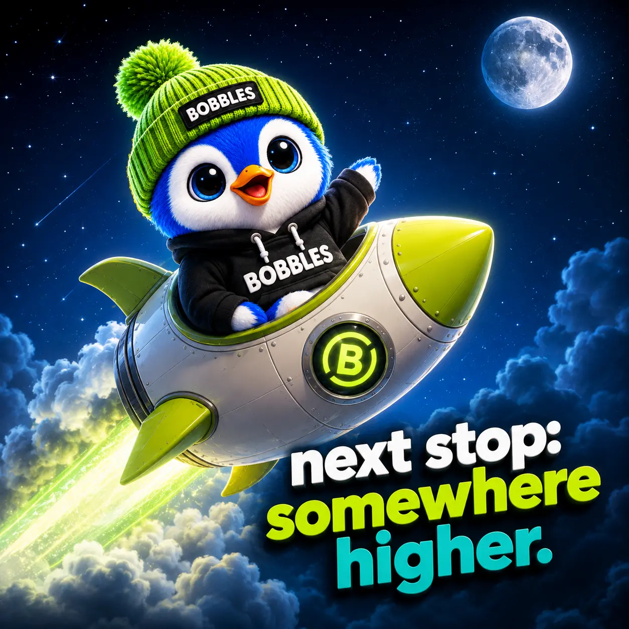 next stop: somewhere higher.