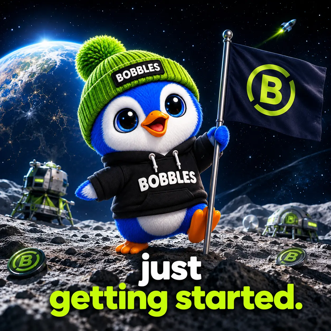 just getting started.