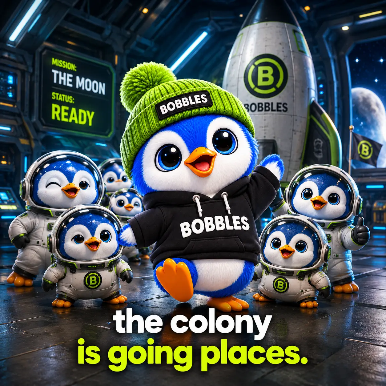 the colony is going places.