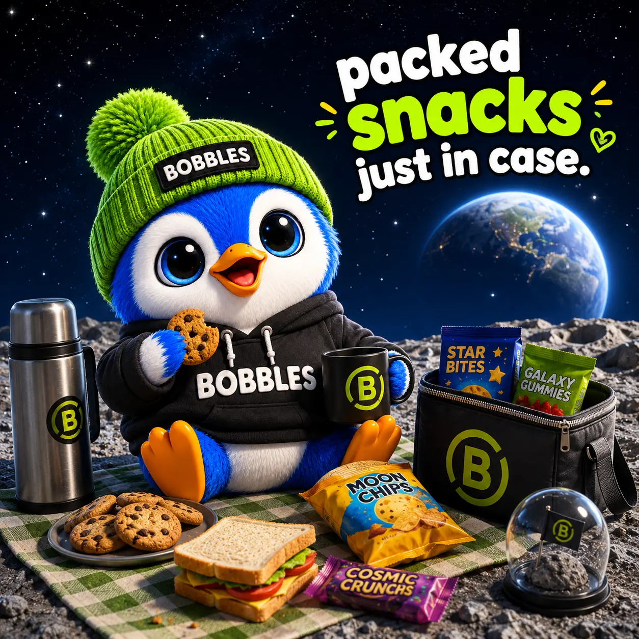 packed snacks just in case.